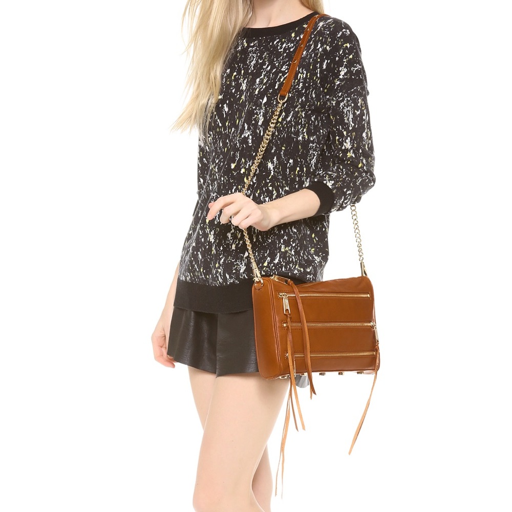 Rebecca Minkoff 5 zip - almond